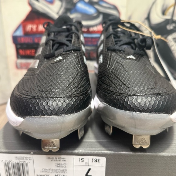 Adidas Adizero PureHustle 3 Women Size 7-9.5 US Softball Metal Cleats IG7134 New - Picture 8 of 12